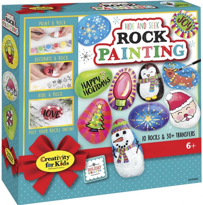 Christmas Rock Painting