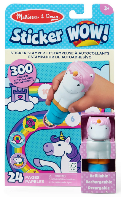 Wow Sticker Pad Unicorn