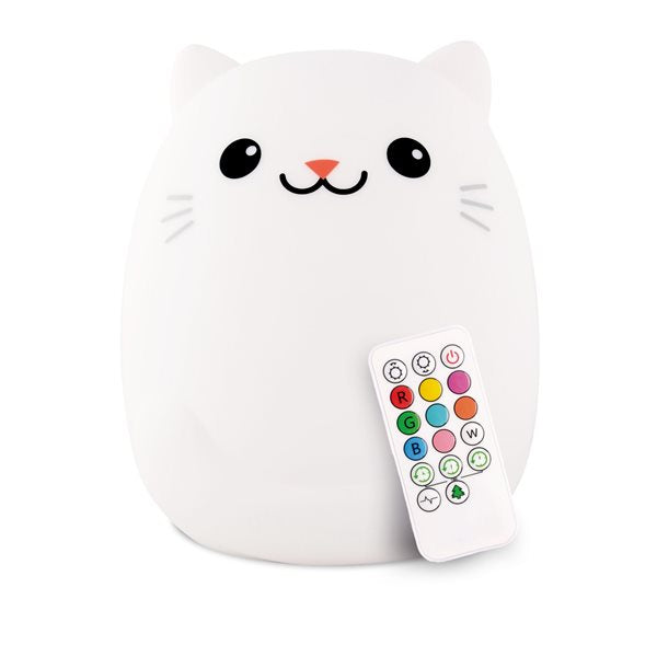 Lumipets+é-« Cat with Remote - Children's Nursery Touch Night Light