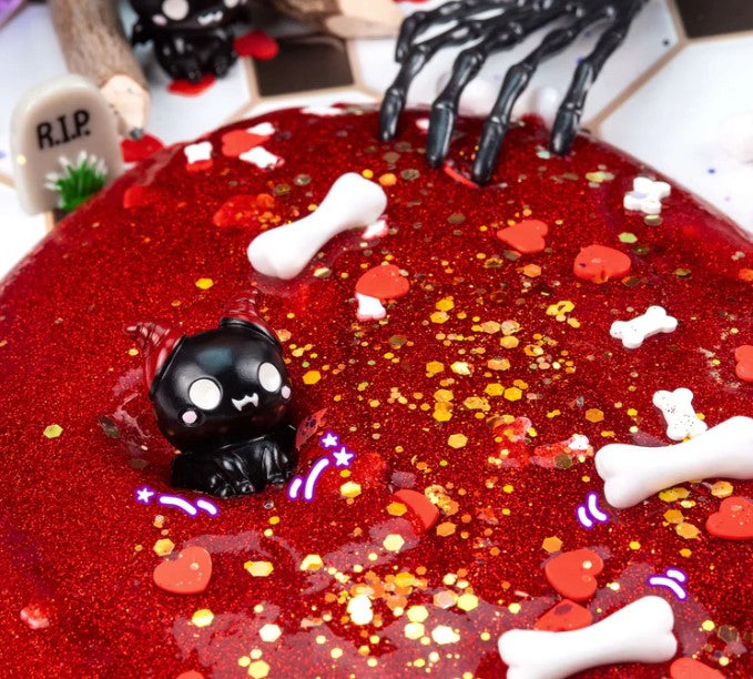 Cute Bone Glitter Slime-3