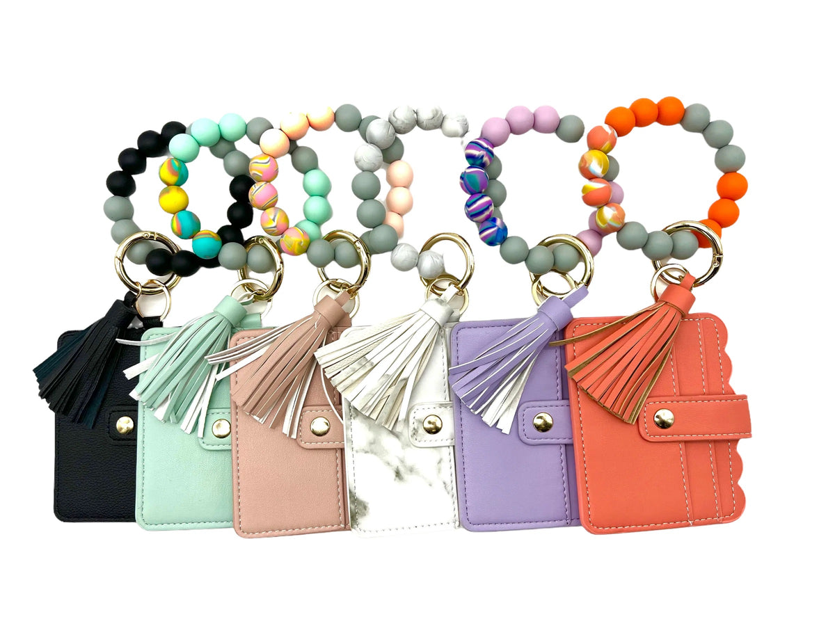 Beaded Wallet Black-4