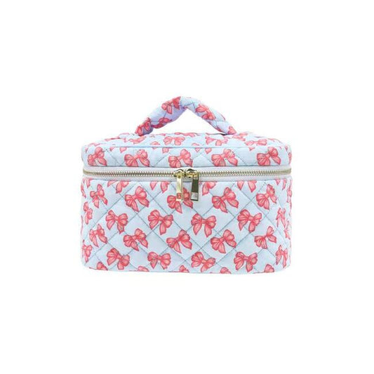 Blue Bow Vanity Bag
