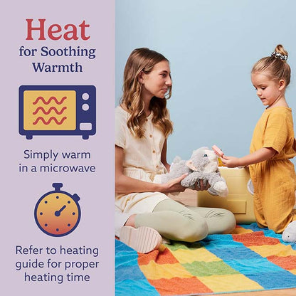 Warmies Laying Gray Cat