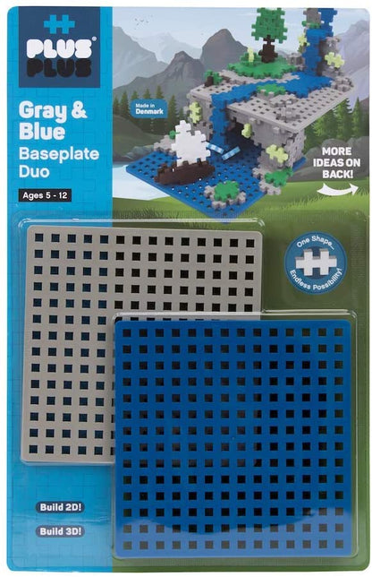 Baseplate Duo - Gray/Blue