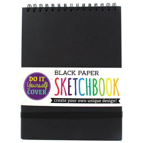 Black Diy Cover Skchbook