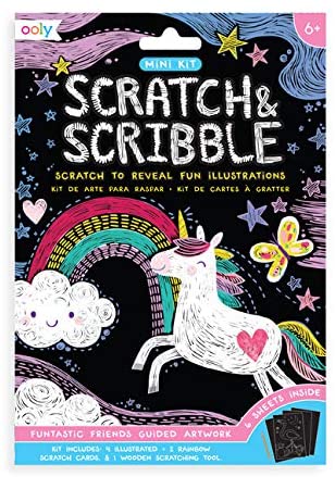 Mini Scratch & Scribble Art Kit Funtastic Friends
