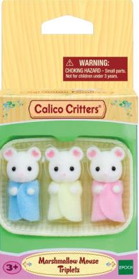 Calico Critters Marshmallow Mouse Triplets-2