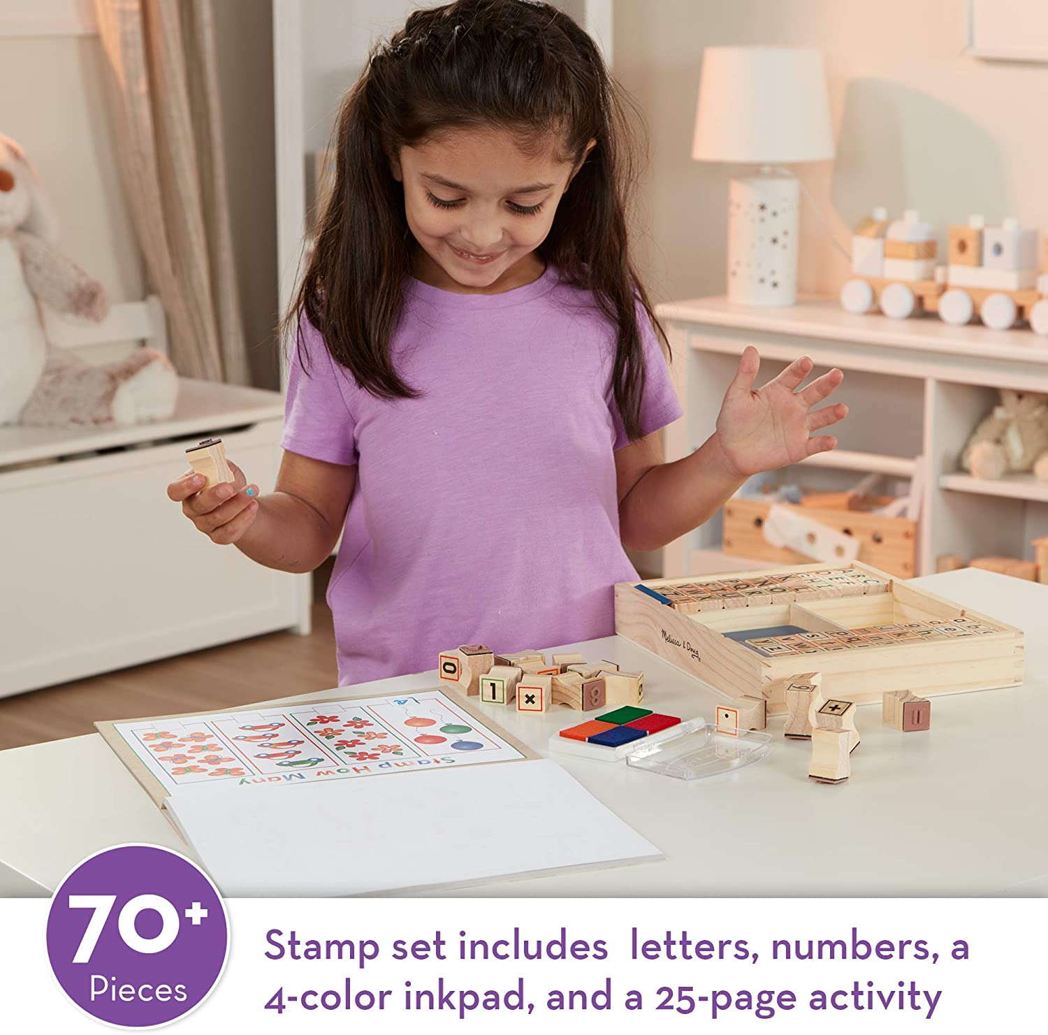 Wooden Abc Act Stamp Set