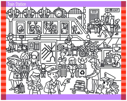 Around Town Sticker Pad-4