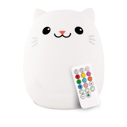 Lumipets+é-« Cat with Remote - Children's Nursery Touch Night Light