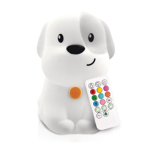 Lumipets+é-« Puppy with Remote - Children's Nursery Touch Night Light
