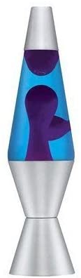 14.5 Inch Lava Lamp - Purple/Blue/Silver-1