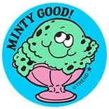 Minty Good! Mint Ice Cream Scratch 'n Sniff Stinky Stickers+é-«