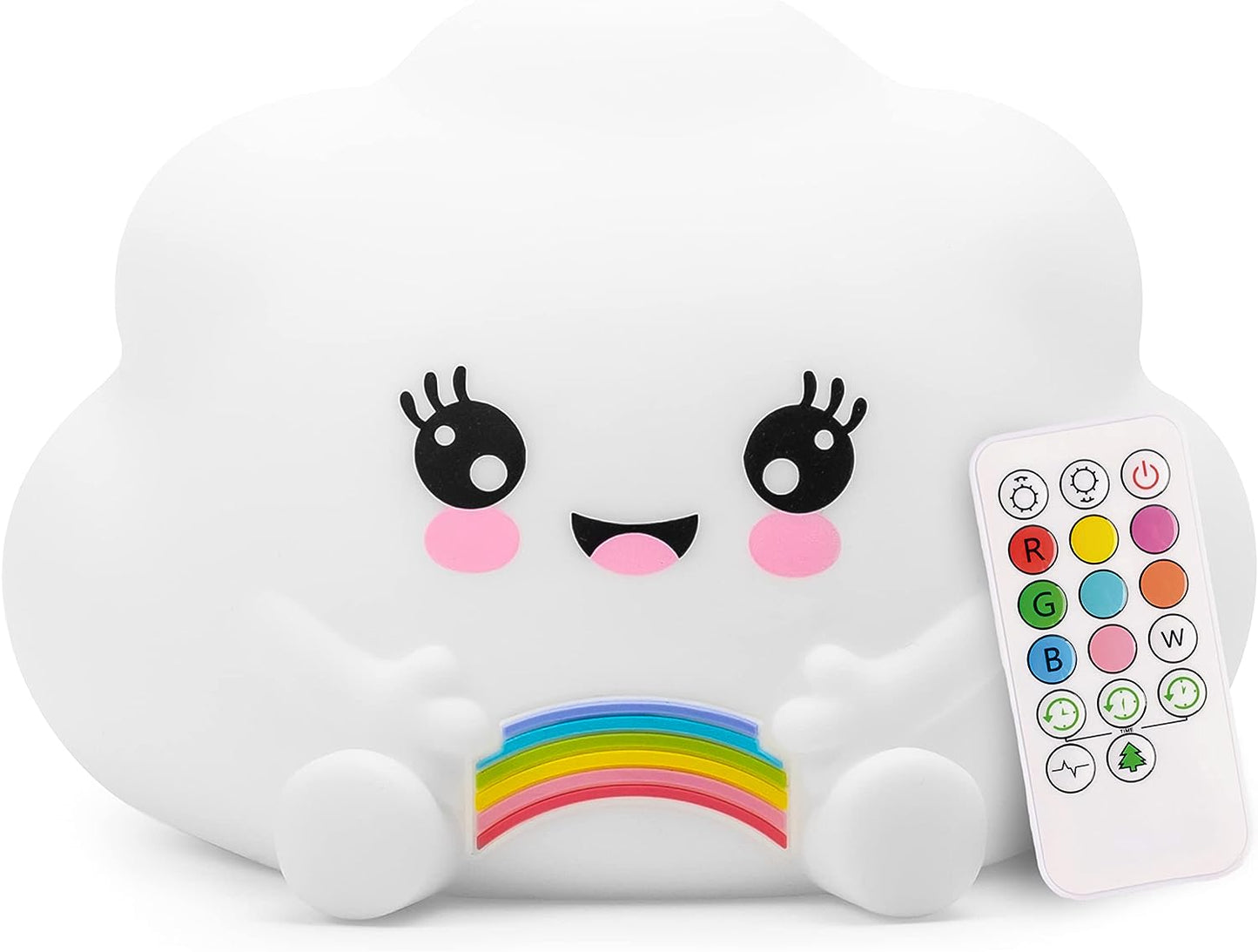 Lumipets+é-« Kawaii Cloud with Remote - Children's Nursery Touch Night Light