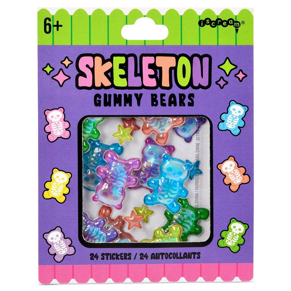 Skeleton Gummy Bear Stkrs