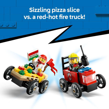 Pizza Fire Truck Tace Car
