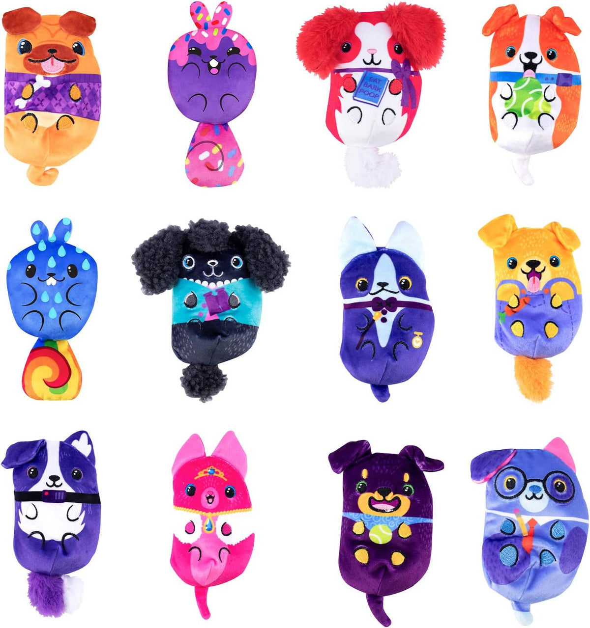 Dogs vs Squirls 4in Plush Blind Bag-2