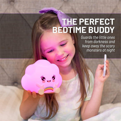 Lumipets+é-« Kawaii Cloud with Remote - Children's Nursery Touch Night Light