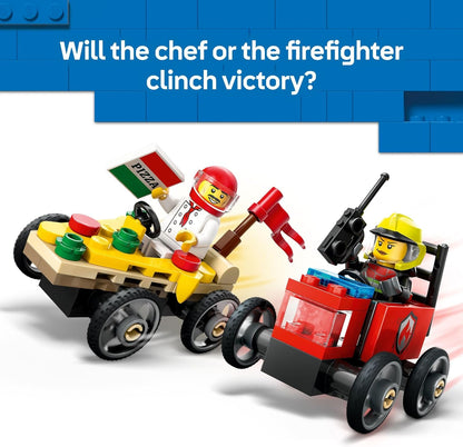 Pizza Fire Truck Tace Car