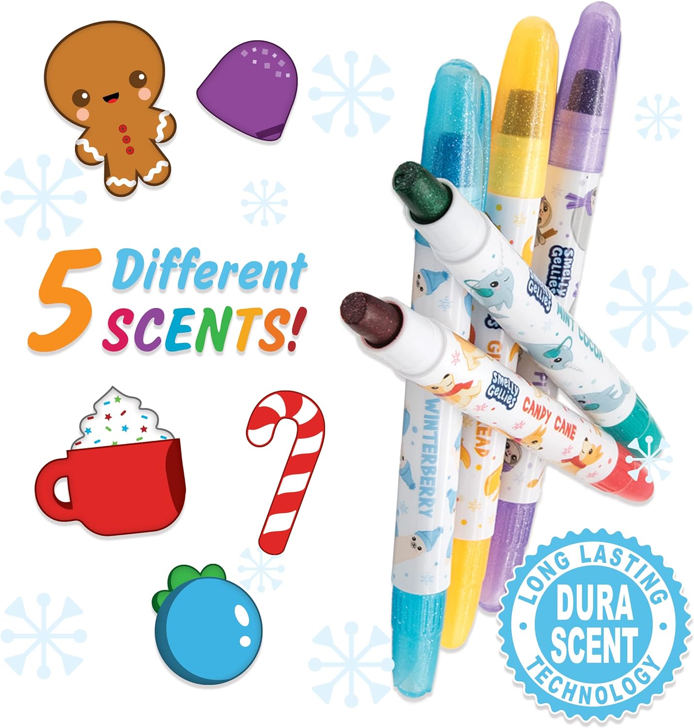 Holiday Gel Crayons 5pk