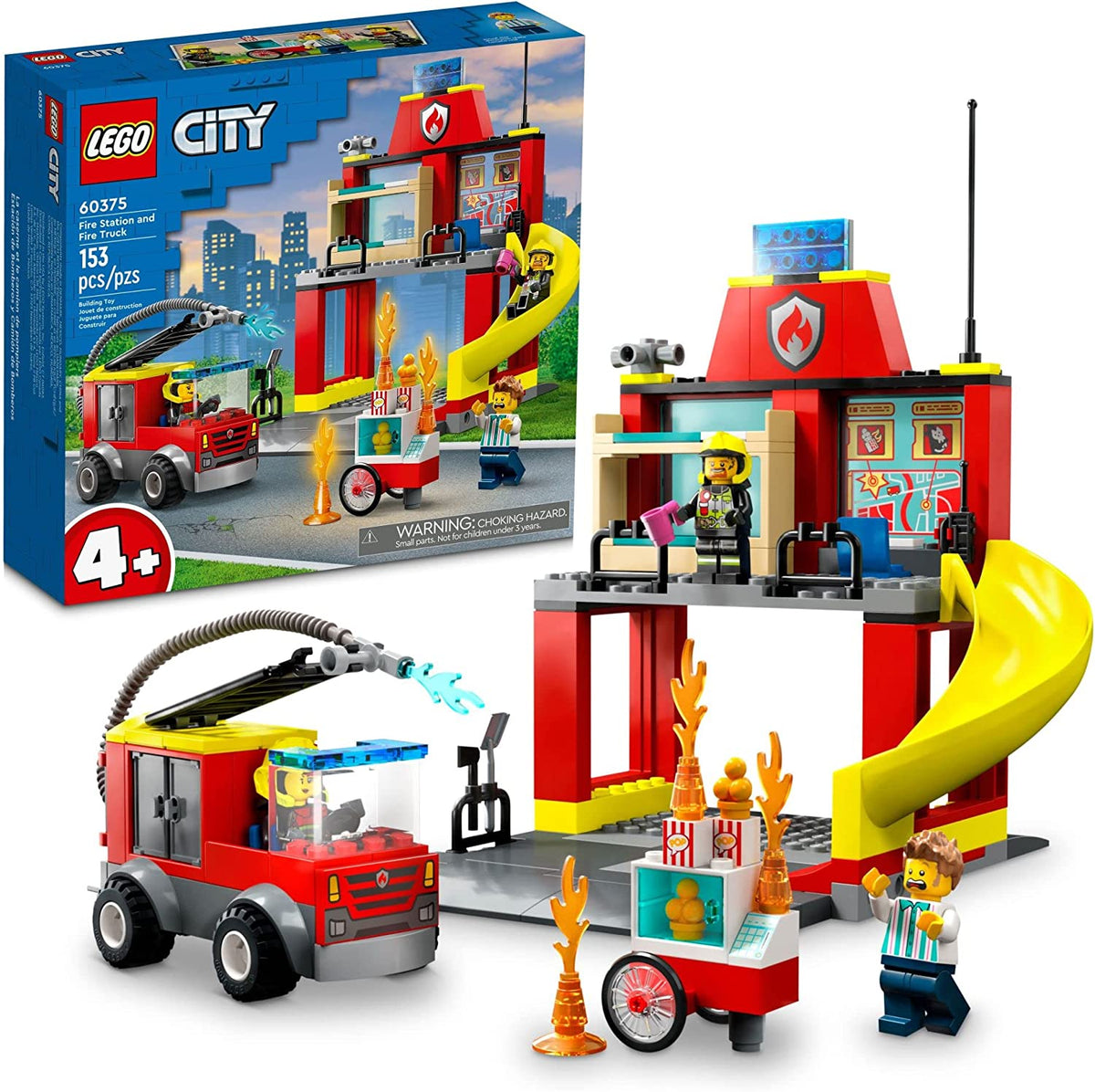 Fire Station Fire Truck-2