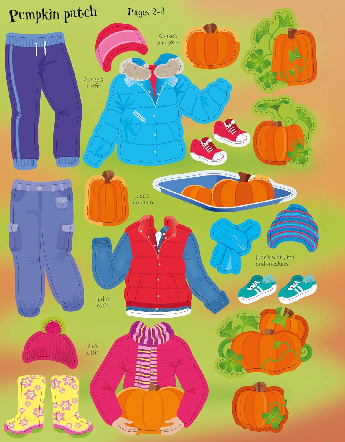 Sticker Dolly Trick Treat