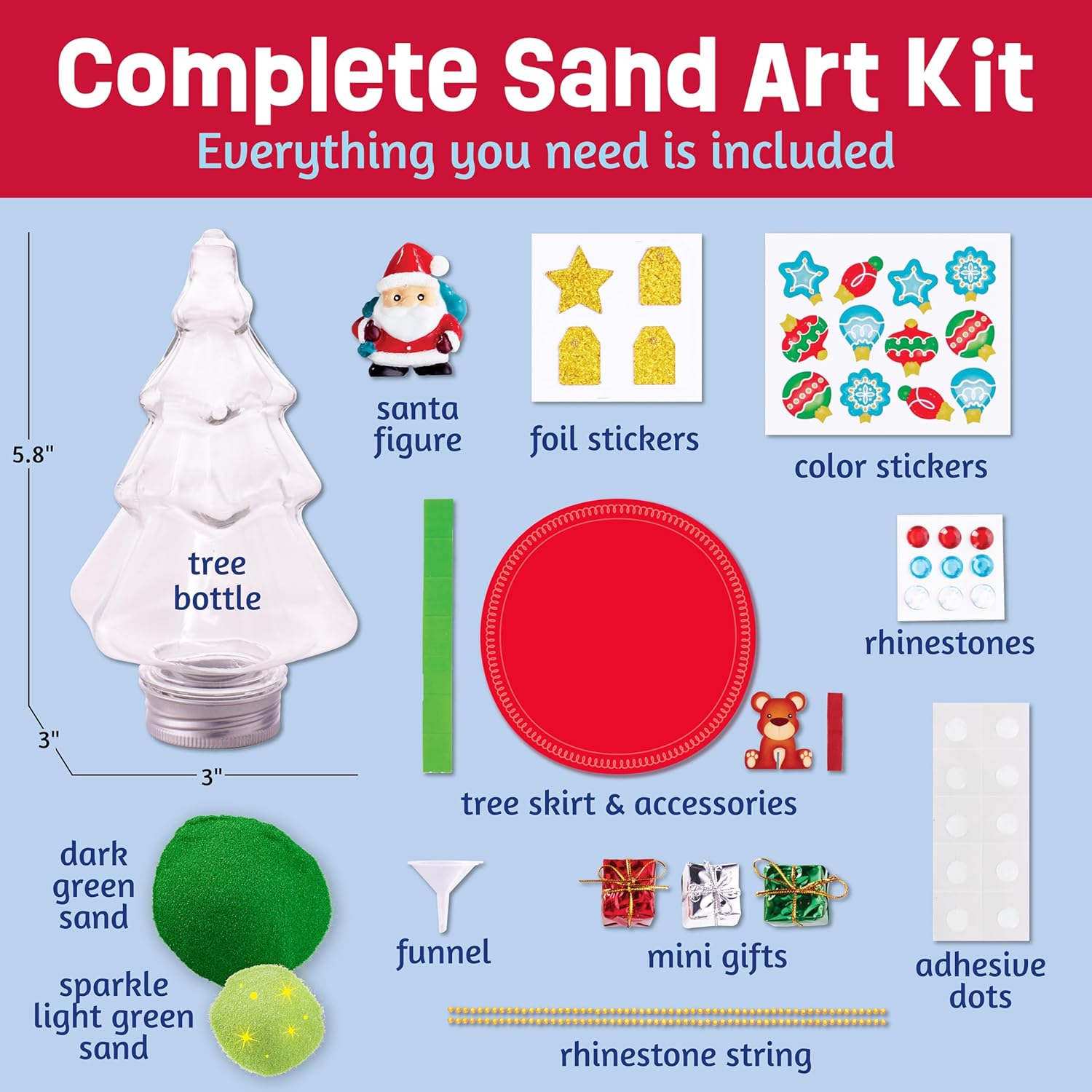 Holiday Sand Art Tree