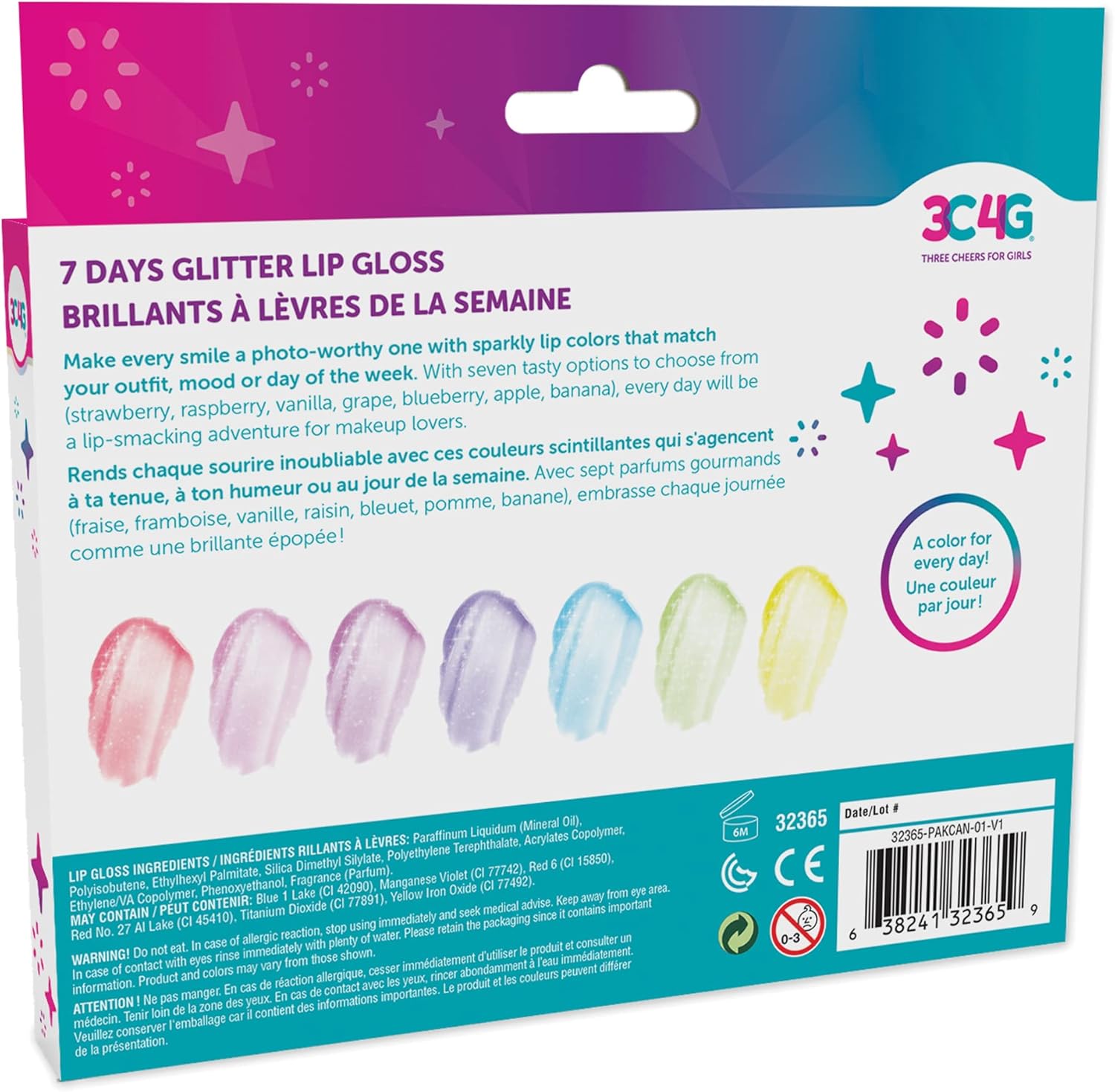 7 Days Glitter Lip Gloss