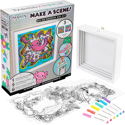 Axolotl Shadow Box Kit-3