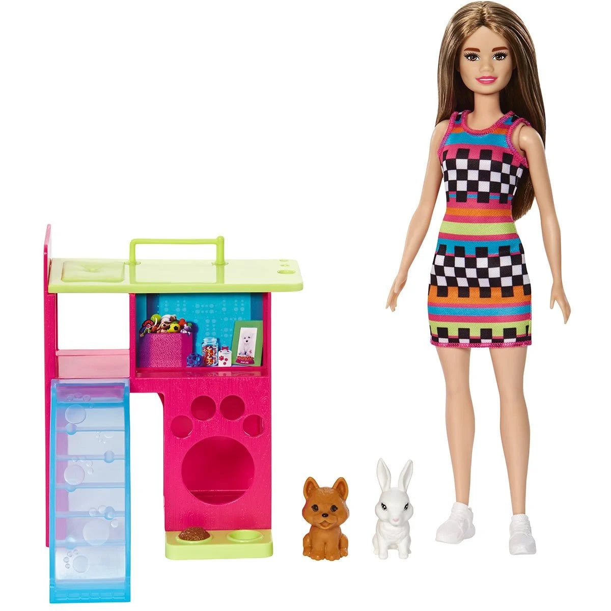 Barbie Doll & Pet Plyst-4