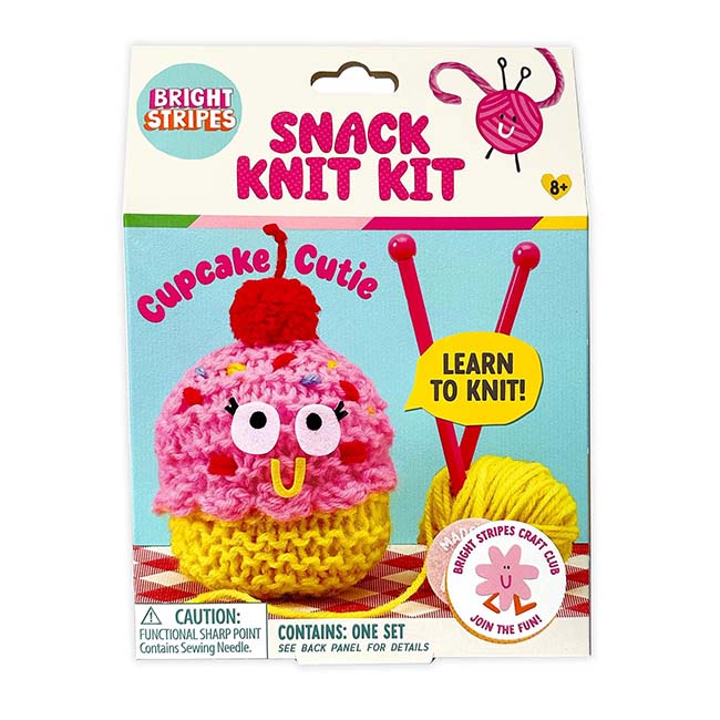 Snack Knit Cupcake