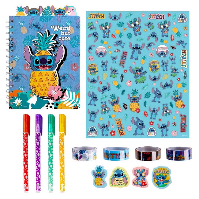 Disney Stitch Journal Gift Set