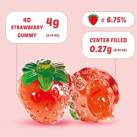 4d Fruit Gummy Strawb-2