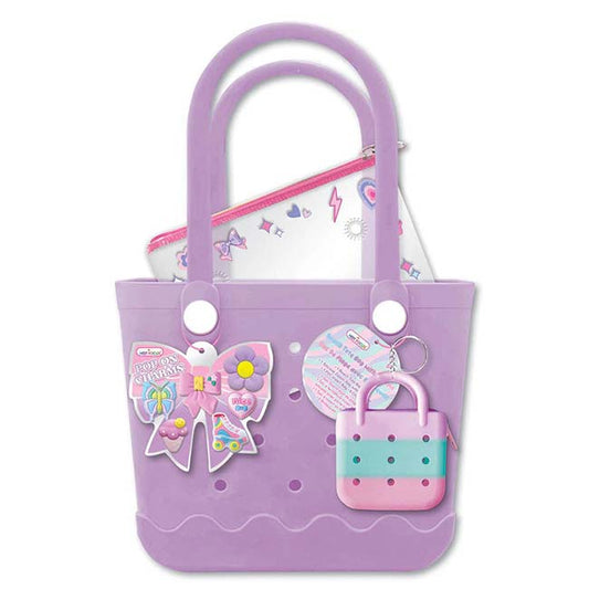 Beach Tote Bag Charms Bow