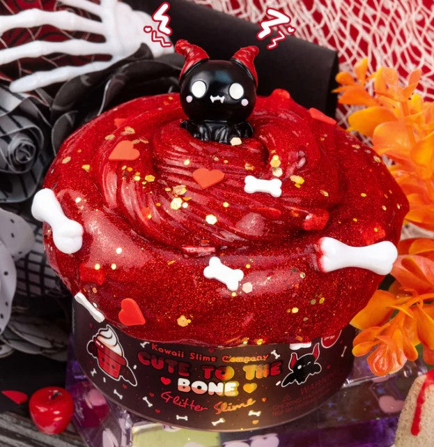 Cute Bone Glitter Slime-2