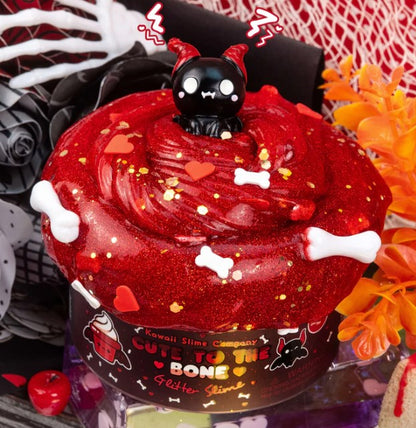 Cute Bone Glitter Slime-2
