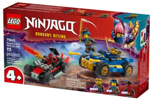Lego+é-« Ninjago Rogue Vs. Drix Race Car Duel