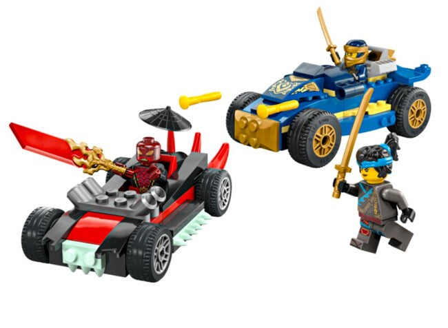 Lego+é-« Ninjago Rogue Vs. Drix Race Car Duel