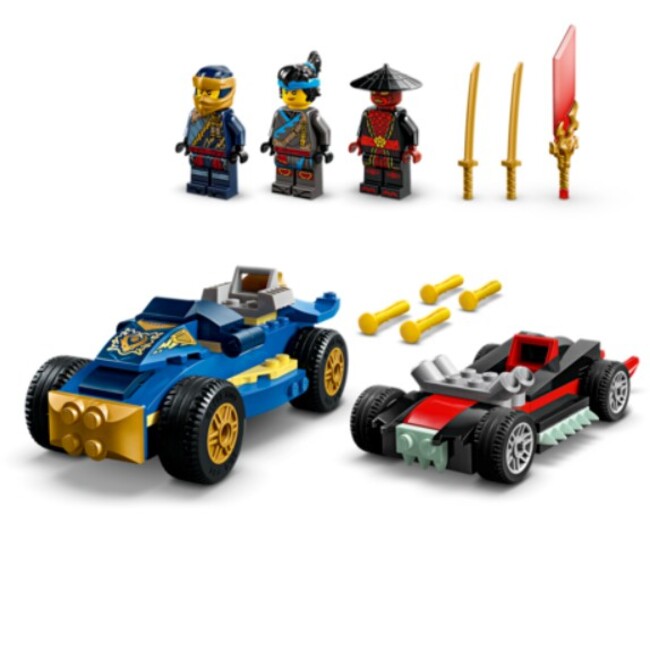 Lego+é-« Ninjago Rogue Vs. Drix Race Car Duel