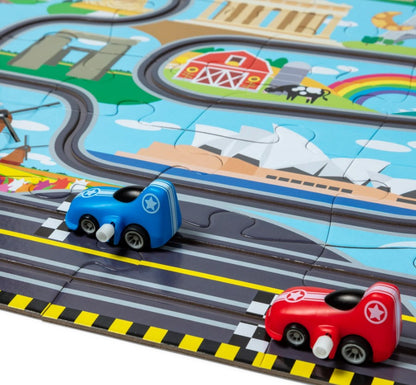 Race Track Floor Puzzle