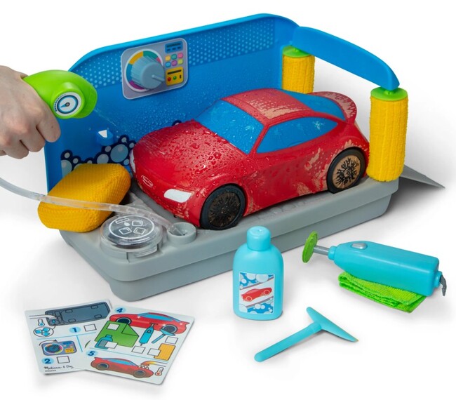 Spray and Shine Car Wash Play Set
