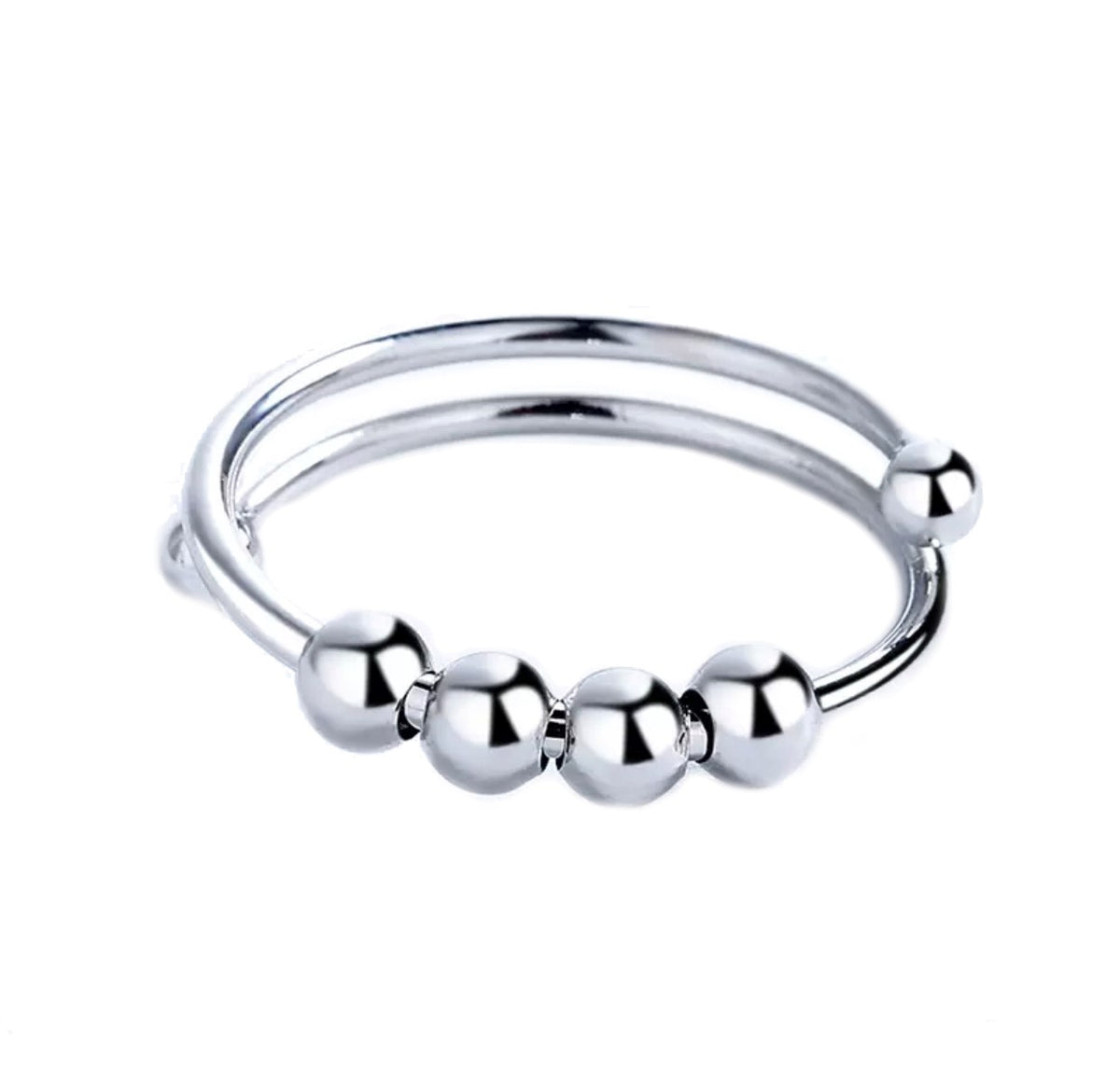 Fidget Ring Silver-1