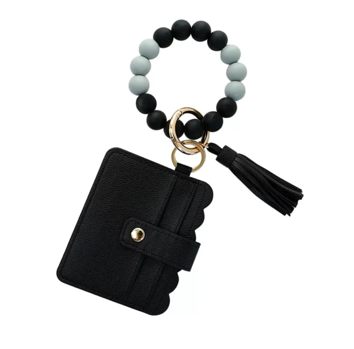Beaded Wallet Black-1