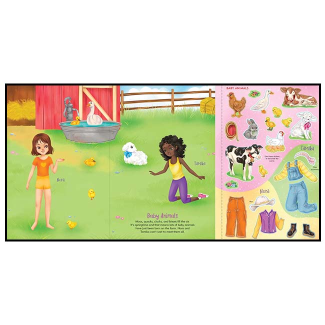 Easter Fun Stckr Doll Bk