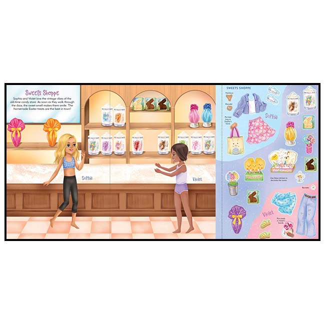 Easter Fun Stckr Doll Bk