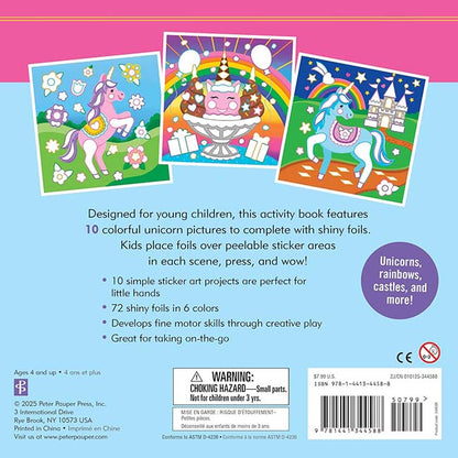 Color-By-Foil Sticker Book Unicorns-4