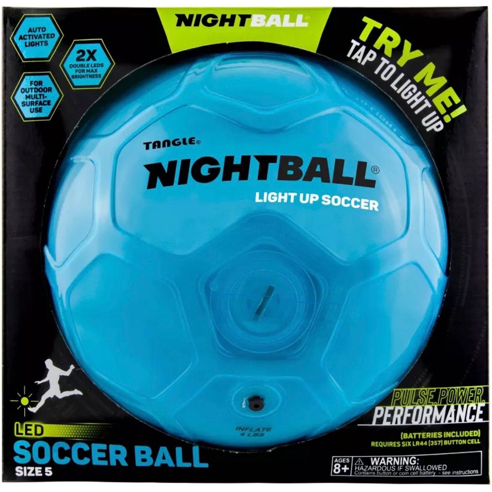 Nightball+é-« Soccer Ball Blue