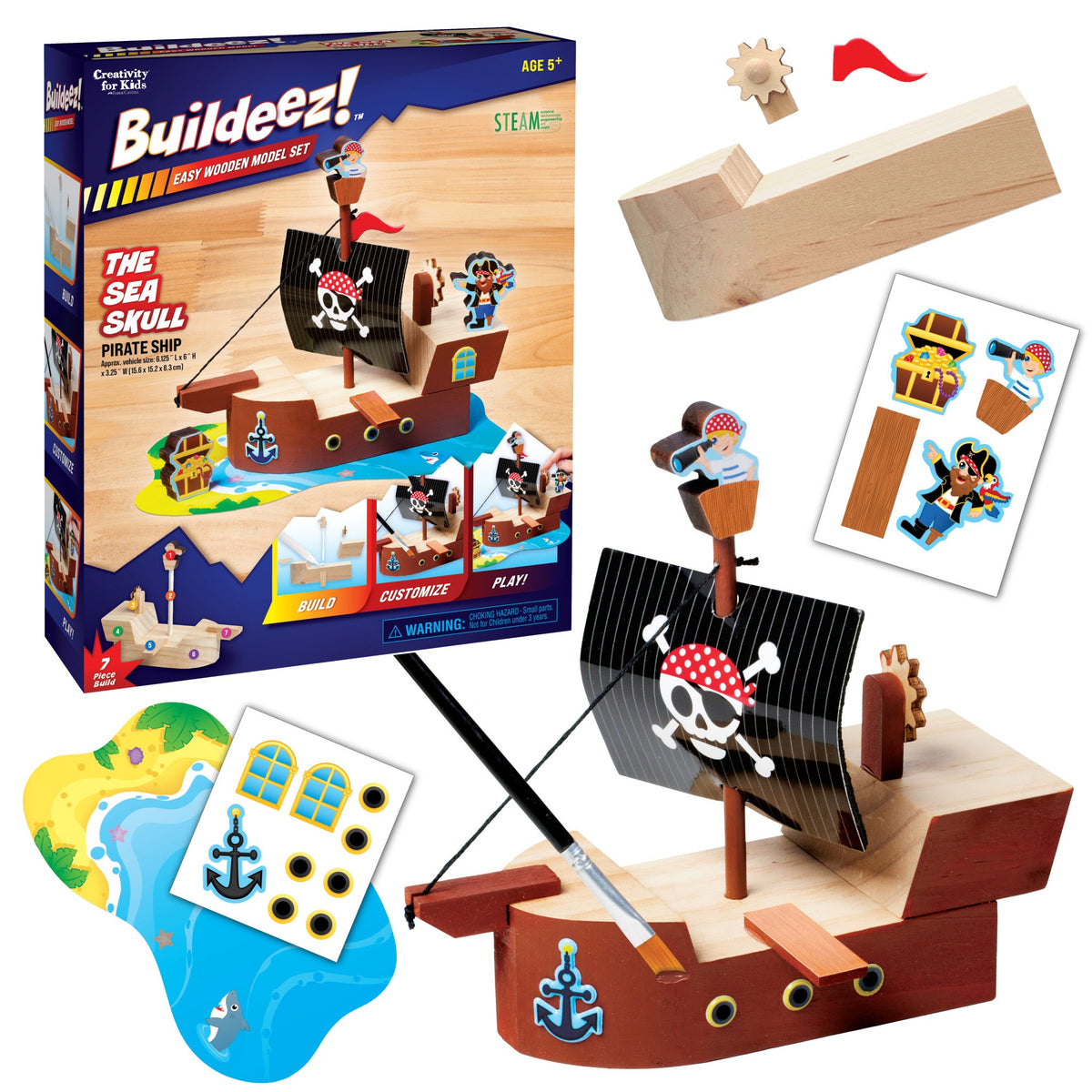 Buildeez Pirate Ship-2