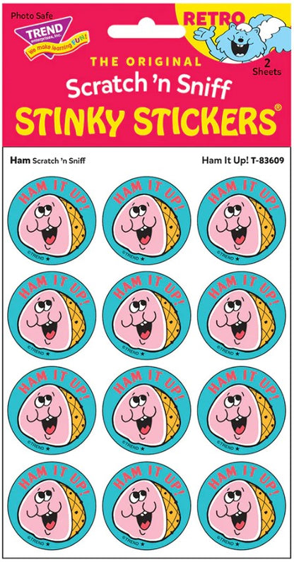 Ham IT Up! Ham Scratch 'n Sniff Stinky Stickers+é-«
