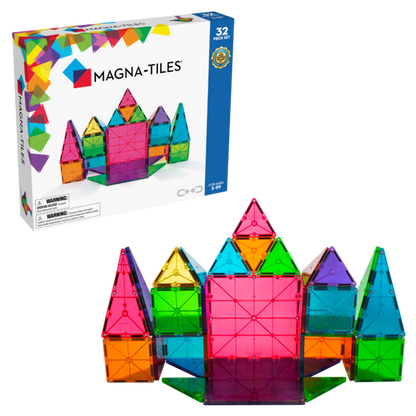 Magnatiles 32pc Clear